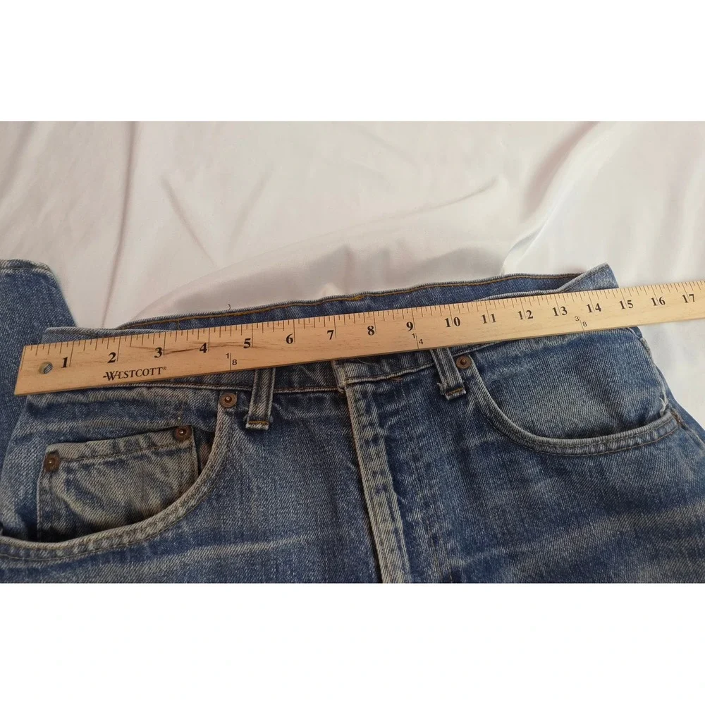 Vintage Levis 505 Jeans 30x31 Medium Wash Straight Leg Denim Made in USA 1980